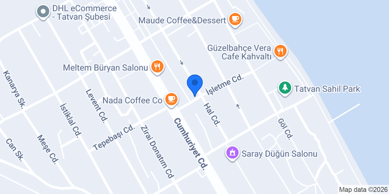 Otel Dinç konumu