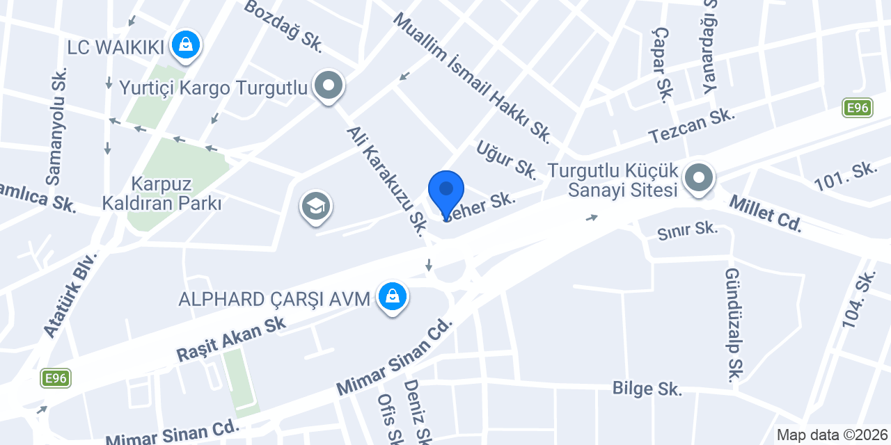 BURGERCİTY konumu
