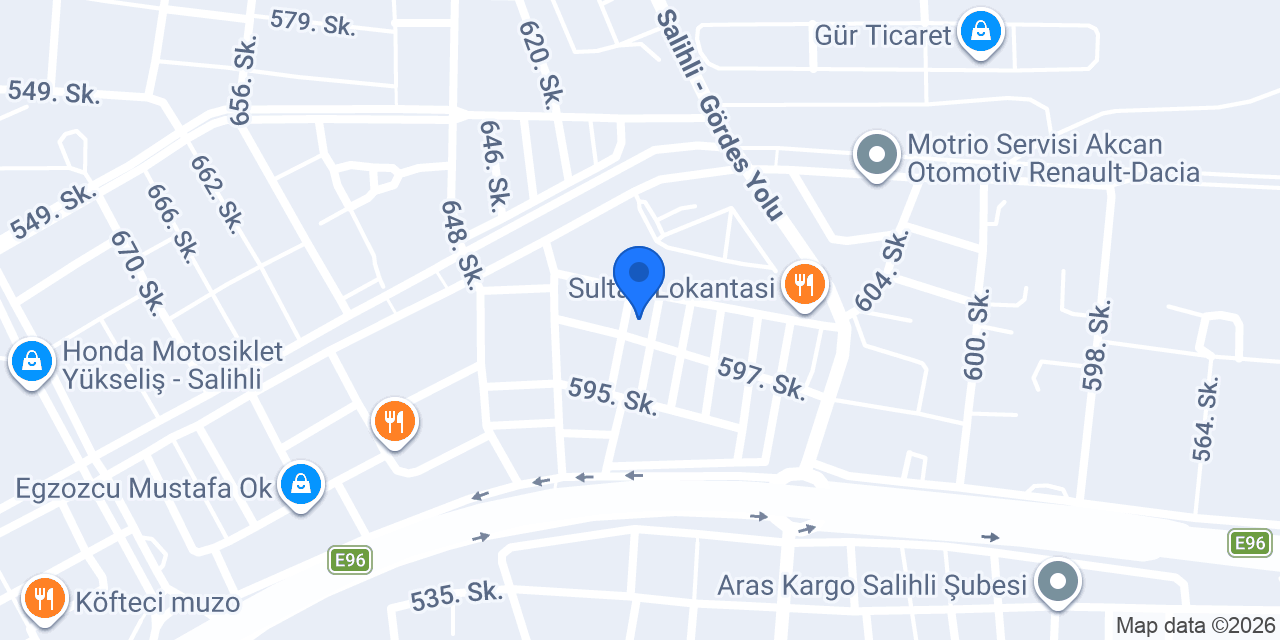 Ata Tekdur Yedek Parça konumu