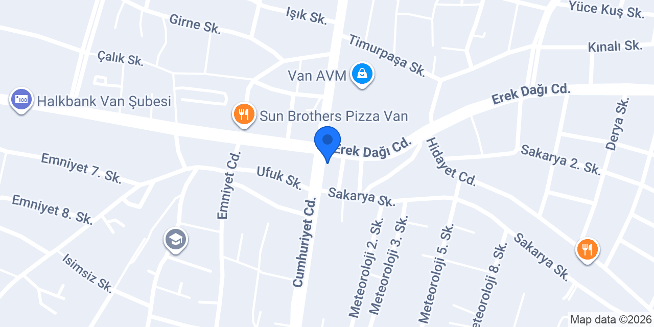 AVVA Van AVM konumu