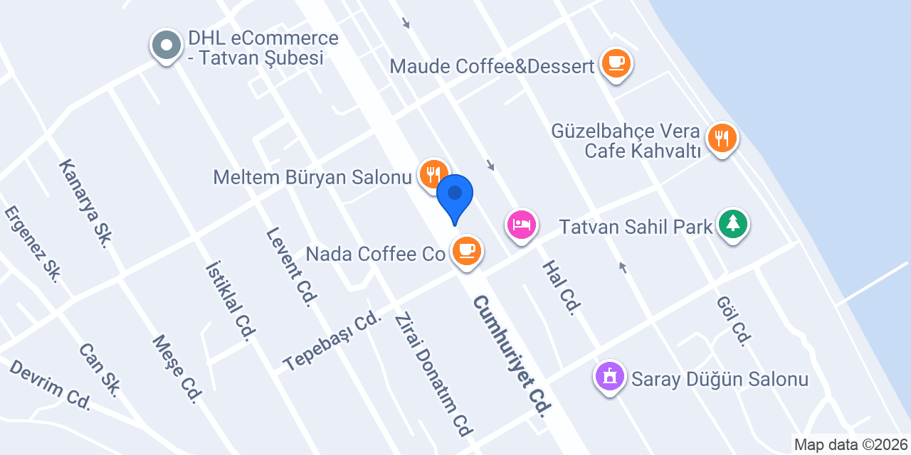 Saray Pastanesi Tatvan konumu