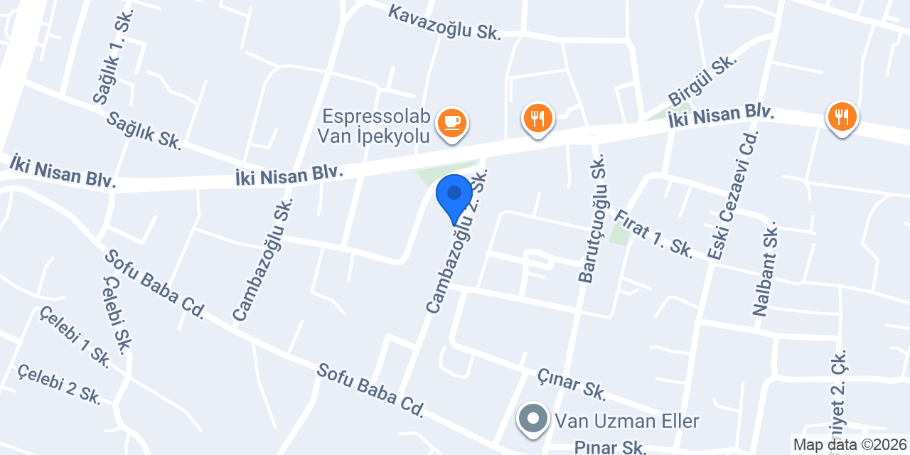 Doğa Okulları Van Kampüsü konumu