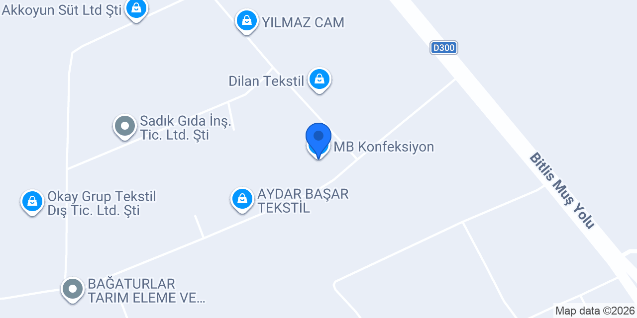 MB Konfeksiyon konumu