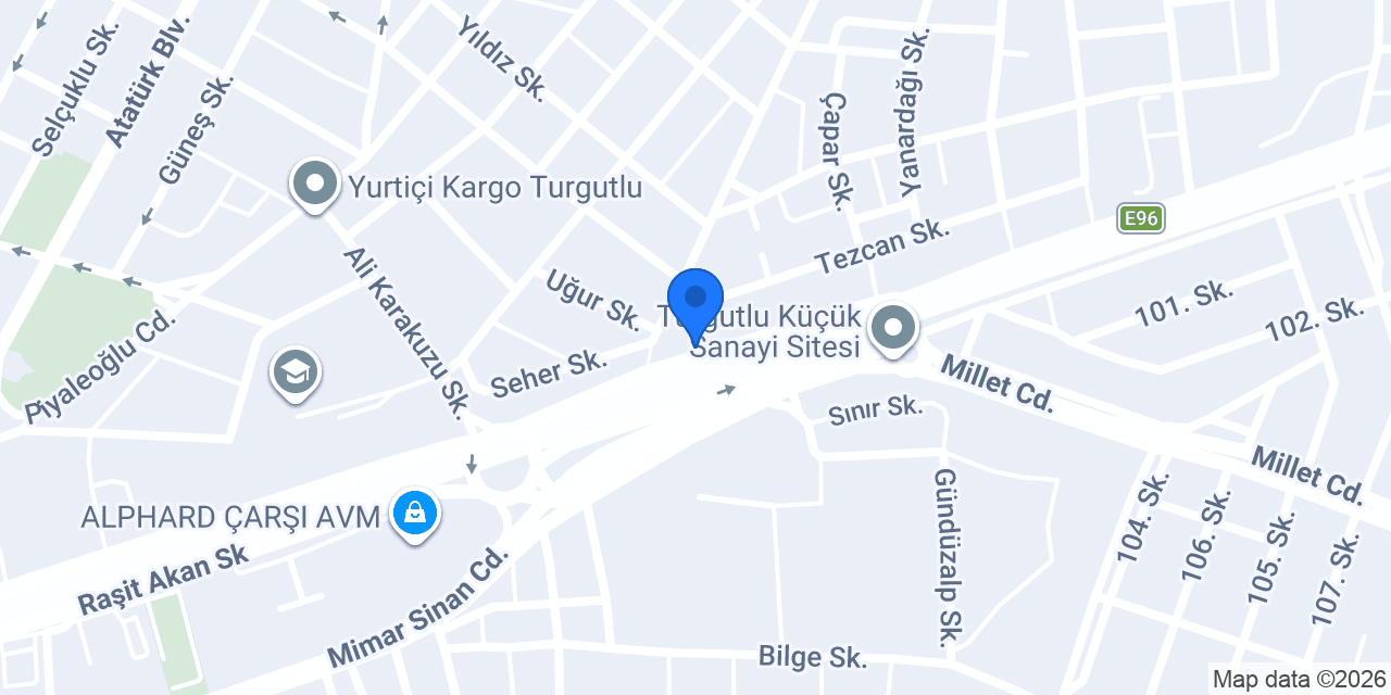Atlı Otomotiv konumu