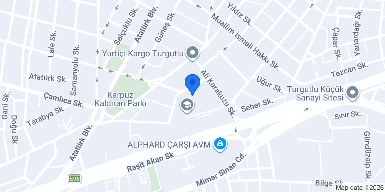 Şadi Turgutlu Ortaokulu konumu