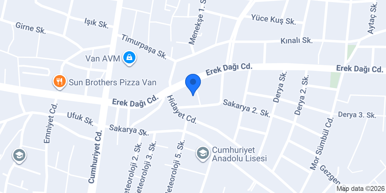 VAN KOMBİ SERVİSİ - ARIZA - BAKIM - ONARIM konumu