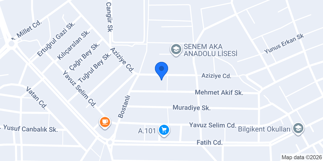 Besime Elagöz Ortaokulu konumu