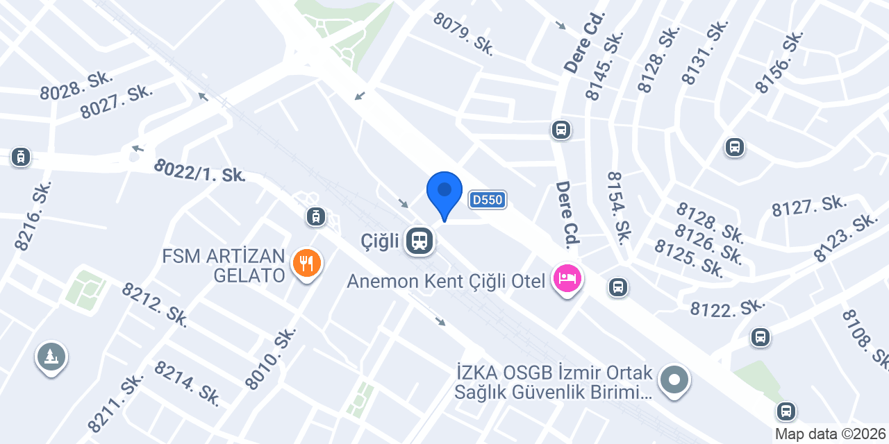 Özenen Çiçekçilik konumu