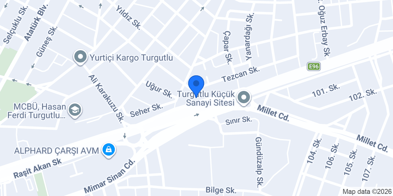 Uluğ otomotiv konumu