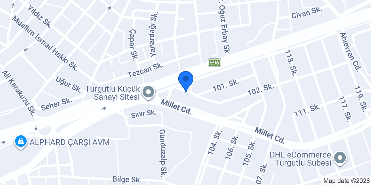 TANRIVERDİ OTO konumu