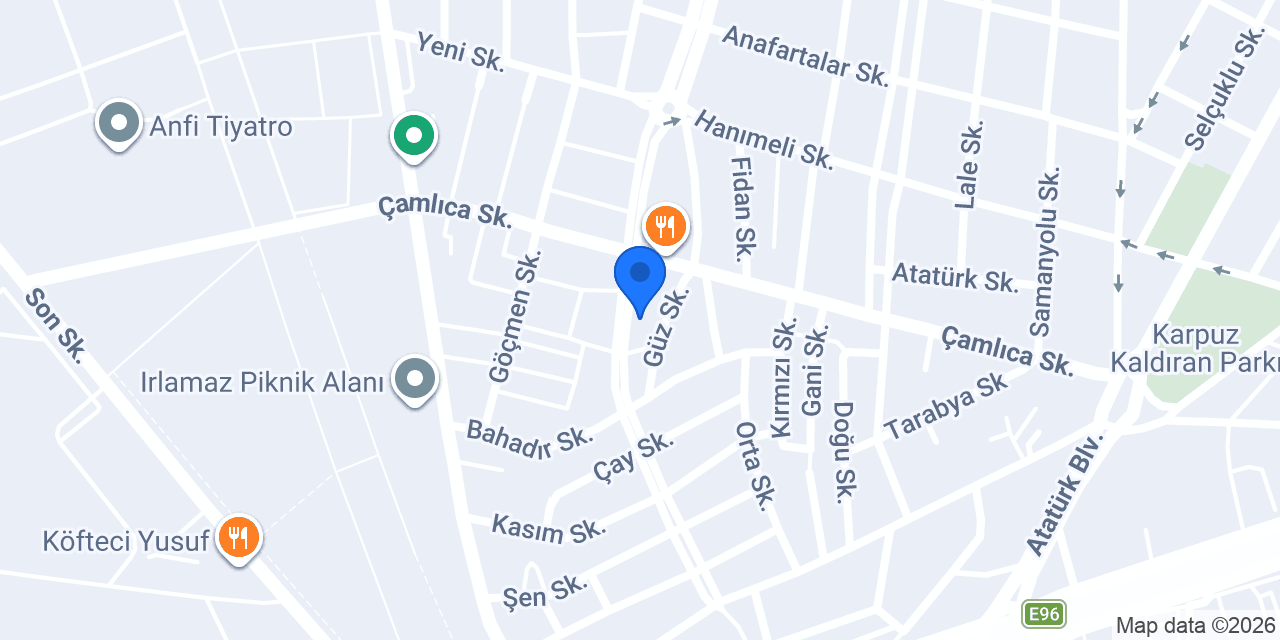 Kardeşler Mobilya konumu