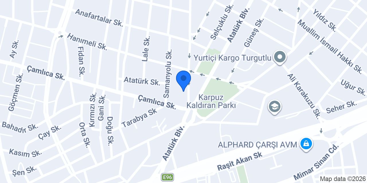 Pasaport Pizza Turgutlu konumu