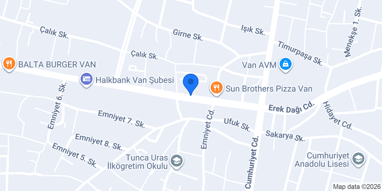 LONDON VİP COİFFEUR VAN konumu