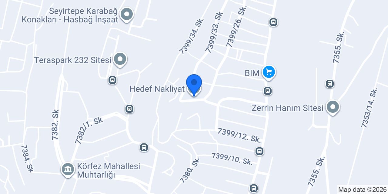 Hedef Nakliyat konumu