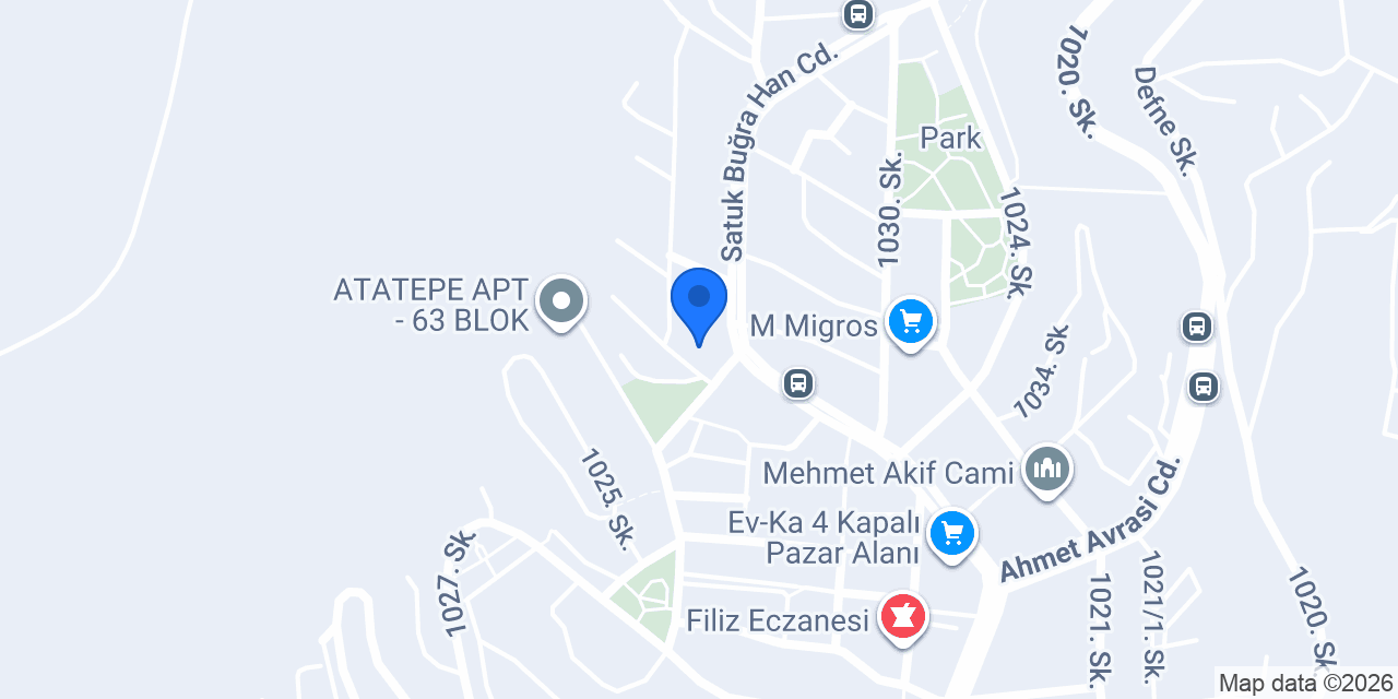 Kuaför Hatice konumu
