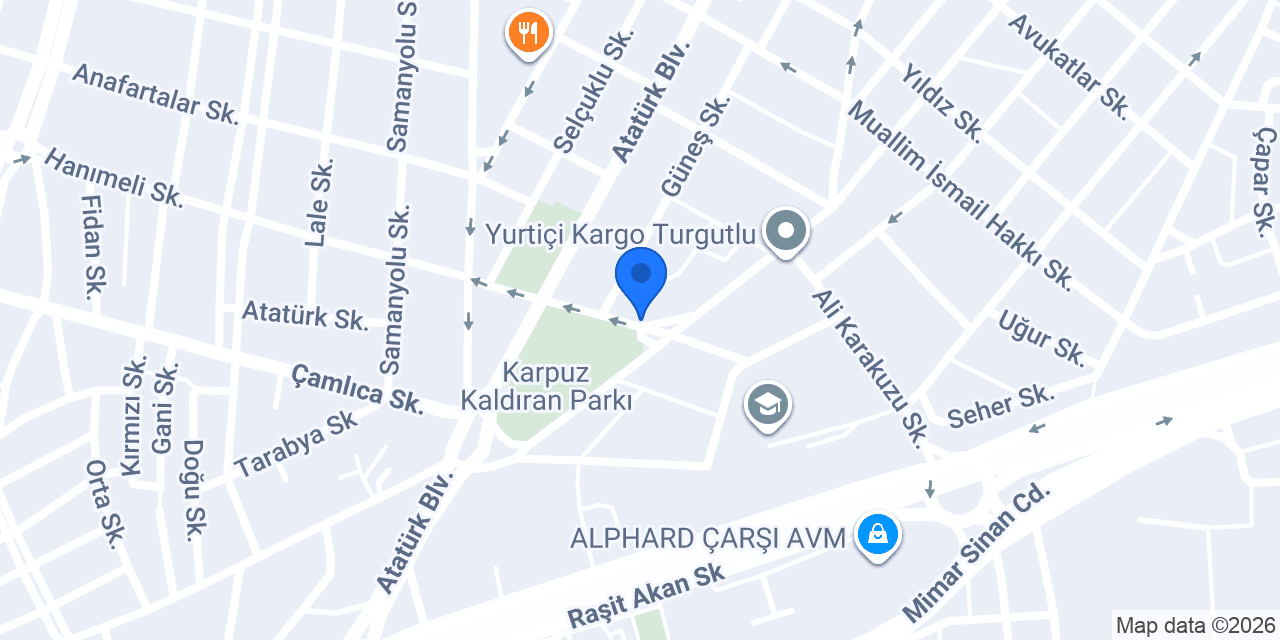 Defne Pizza konumu