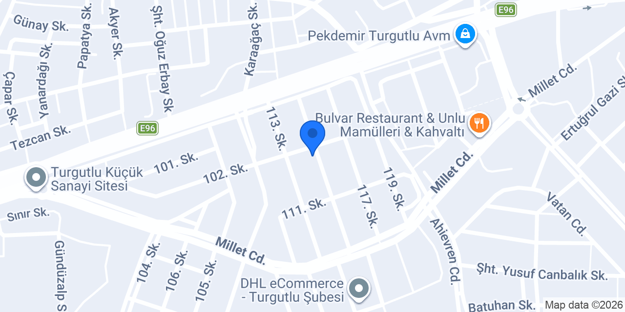 YILDIRANCANLAR LTD.STI konumu