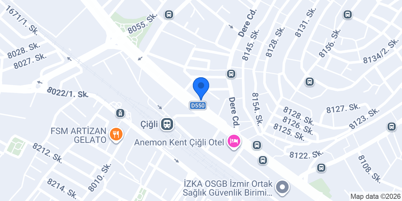 Garanti BBVA Çiğli Şubesi konumu