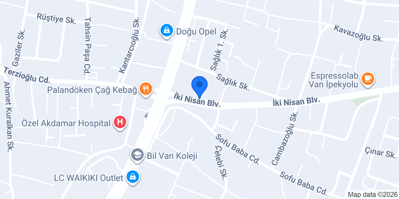 KAHVEHAN İKİNİSAN CADDESİ konumu