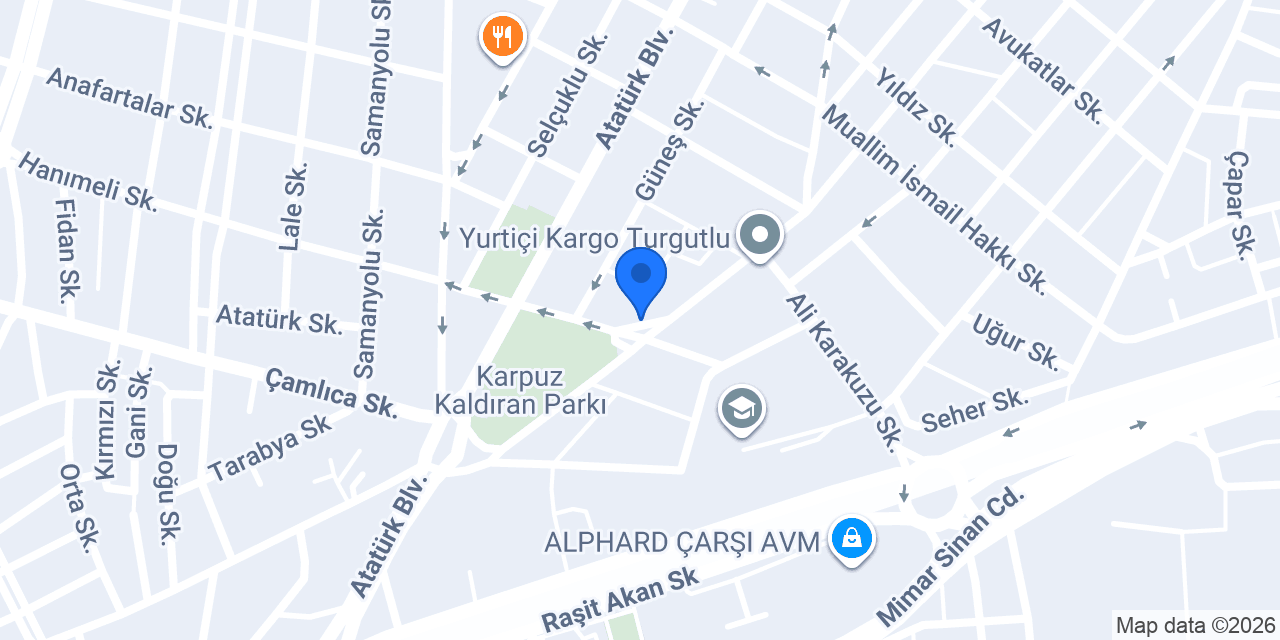 StudioRed Turgutlu Fotoğrafçılık konumu