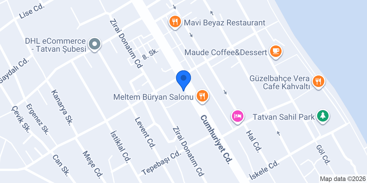 YAMAÇ TERZİ EVİ konumu