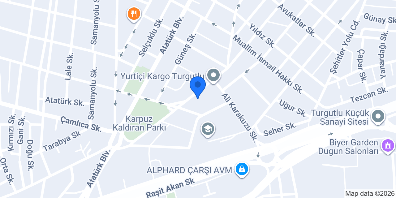 Turgutlu Bahar Pide 3 konumu
