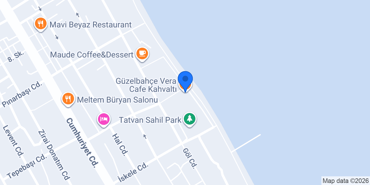 Güzelbahçe Vera Cafe Kahvaltı konumu