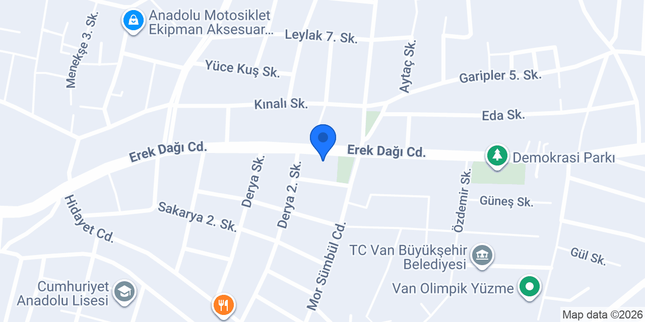 Van mesken taksi Habib konumu