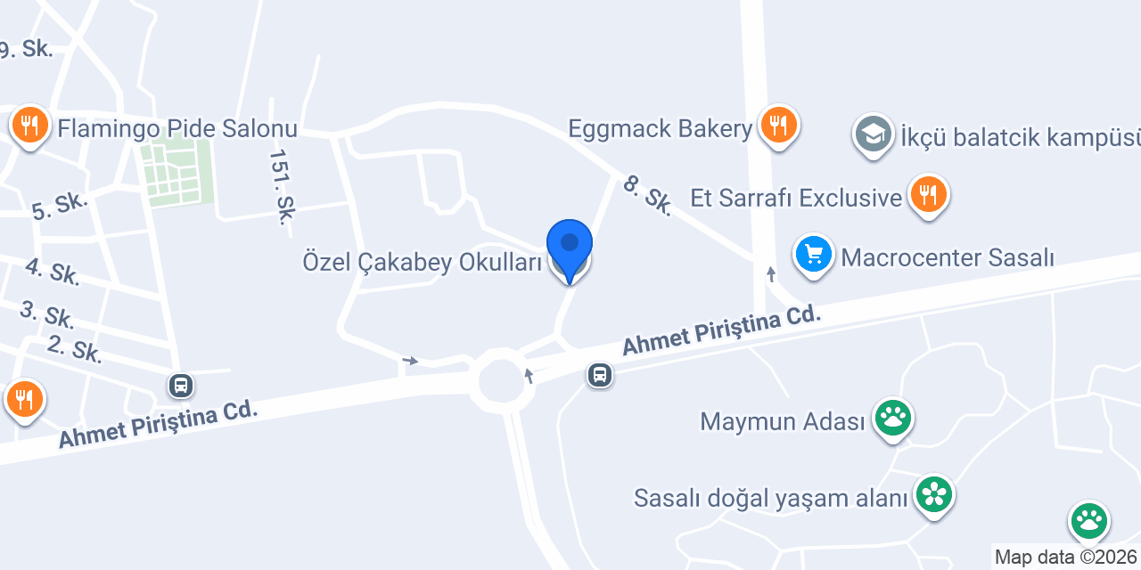 Özel Çakabey Okulları konumu
