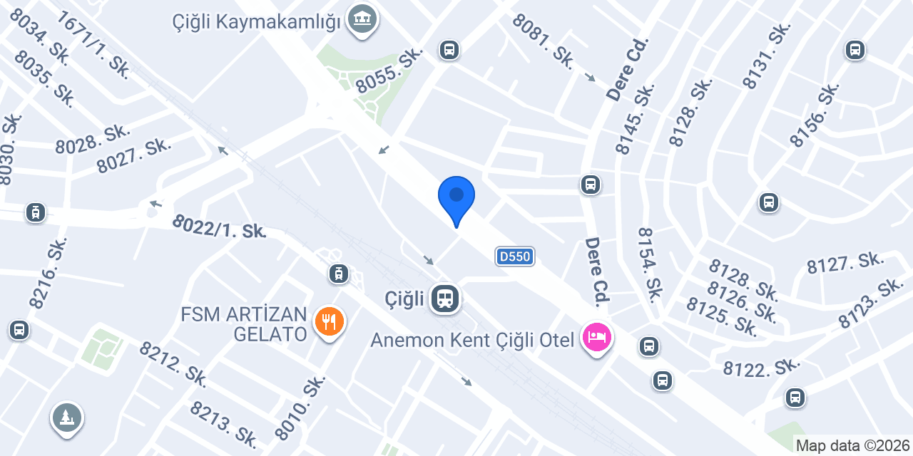 Örnek 5 Pide Salonu konumu