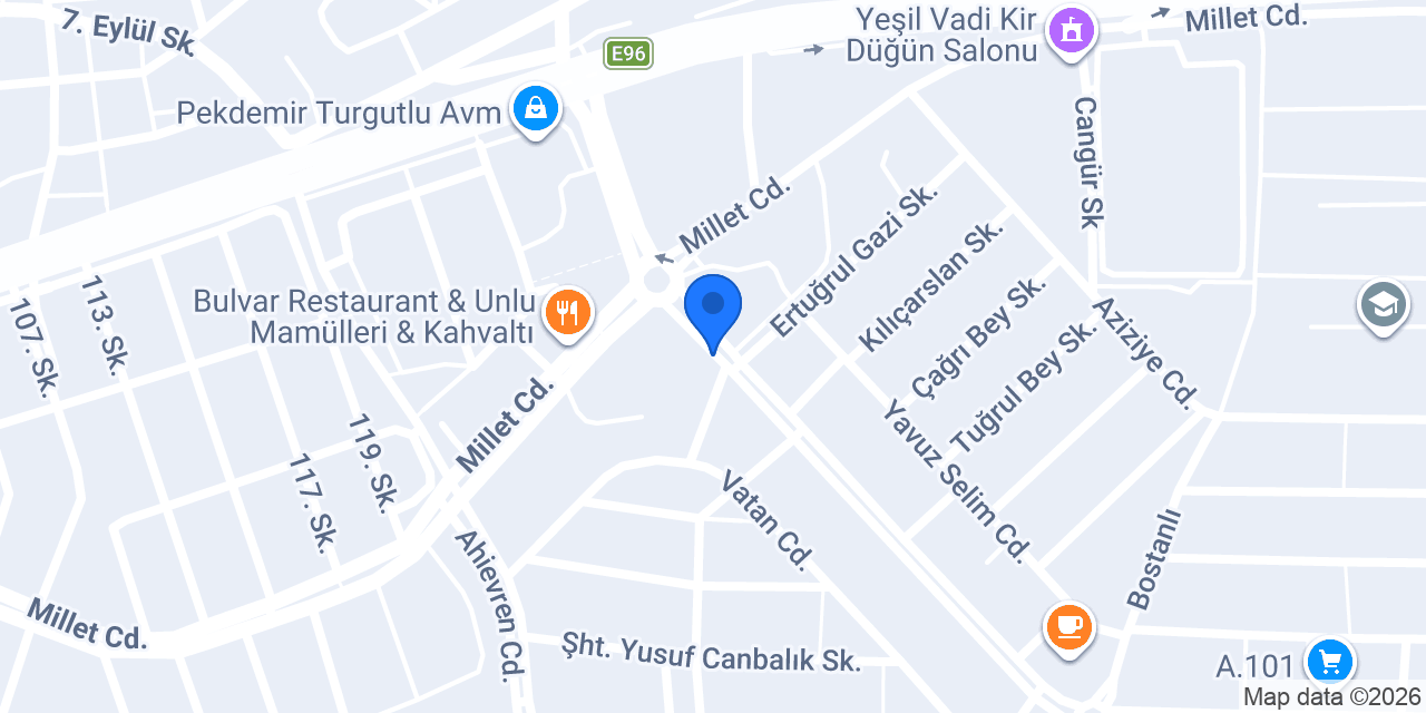 Turgutlu Tuğla konumu