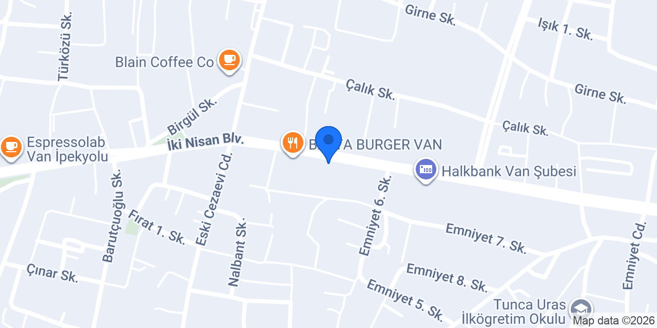 Burger Mex konumu
