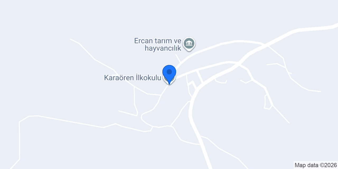 Karaören İlkokulu konumu