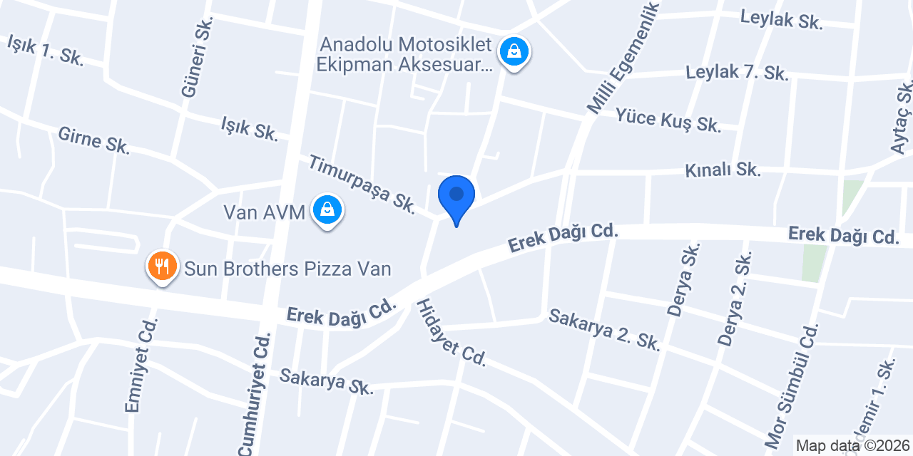 Van Usta Elller Çiçekçilik konumu