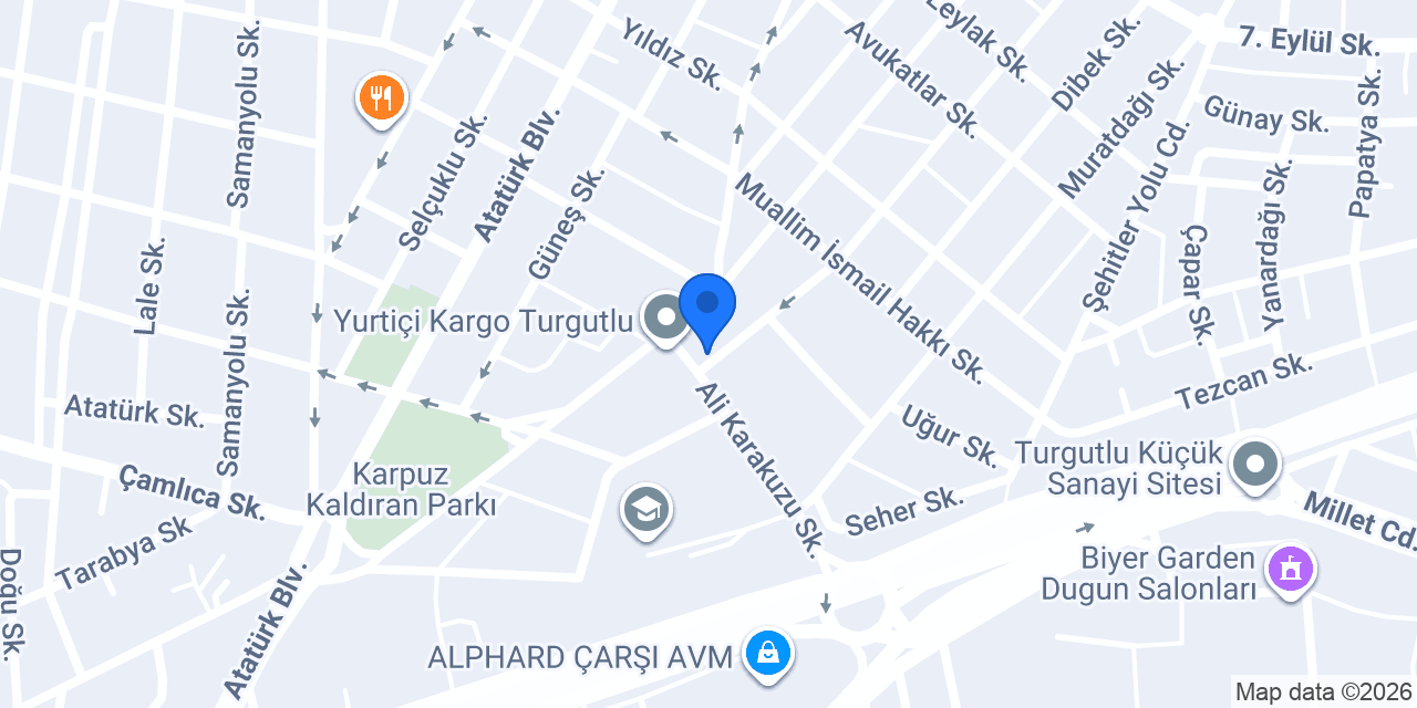 Güven Oto Lastik konumu