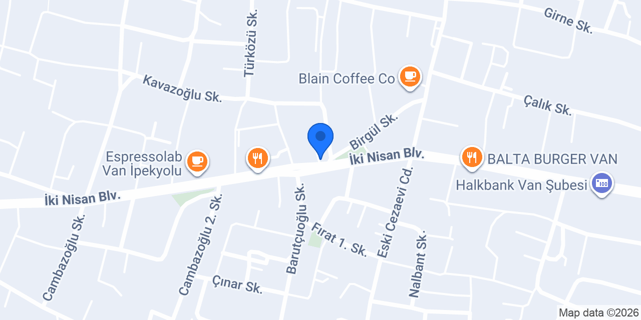 İki Nisan Taksi konumu