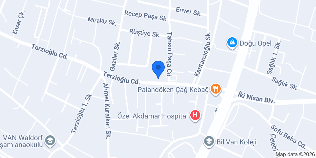 Akdamar AVM konumu