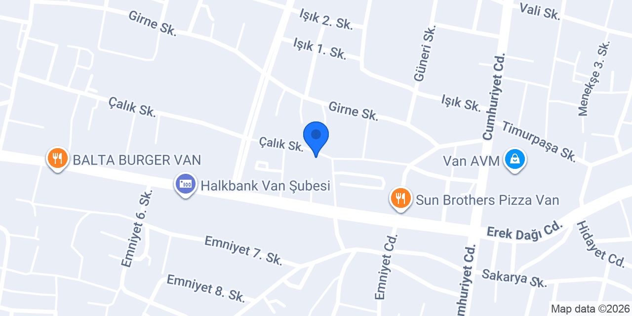 van kilisesi konumu