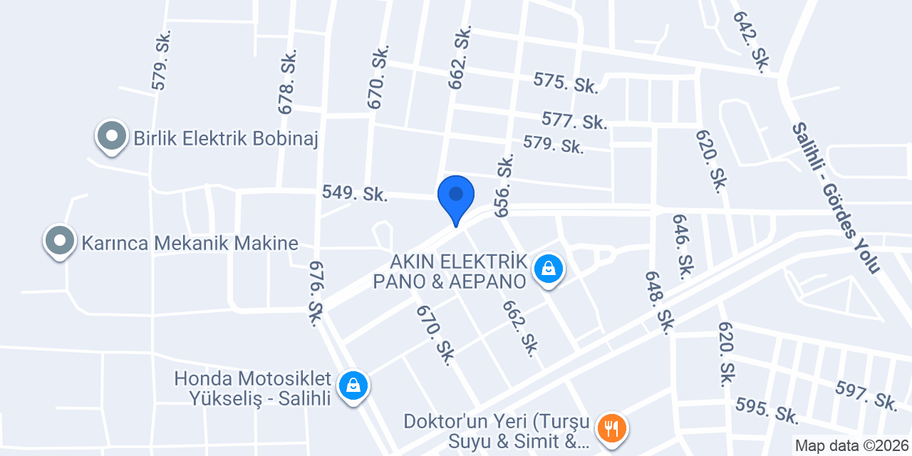 Ege Motor konumu