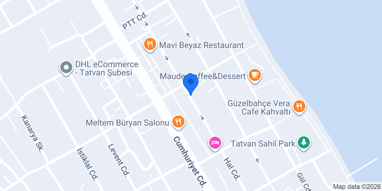TATVAN AFR RENT A CAR konumu