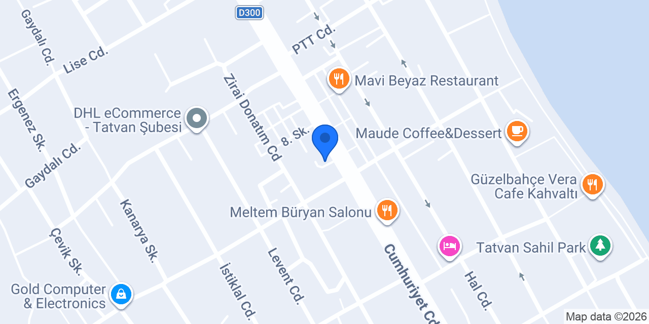 Çınar Kebap konumu