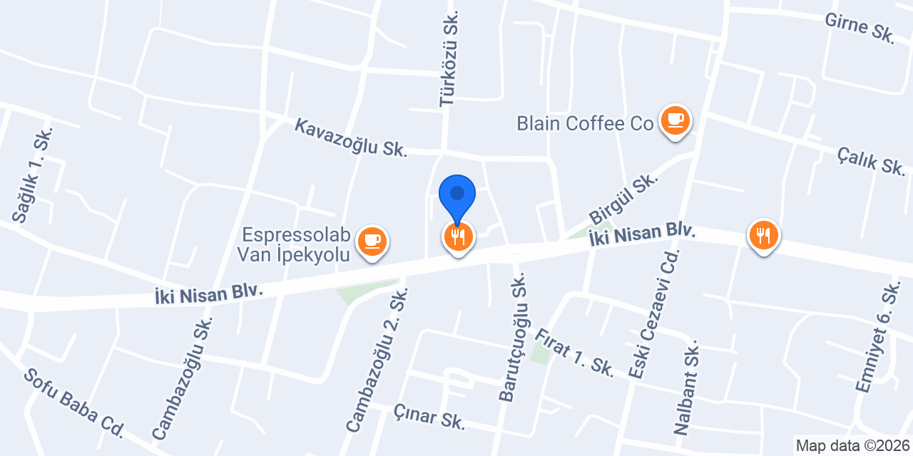 Van Bölge Tiyatrosu konumu