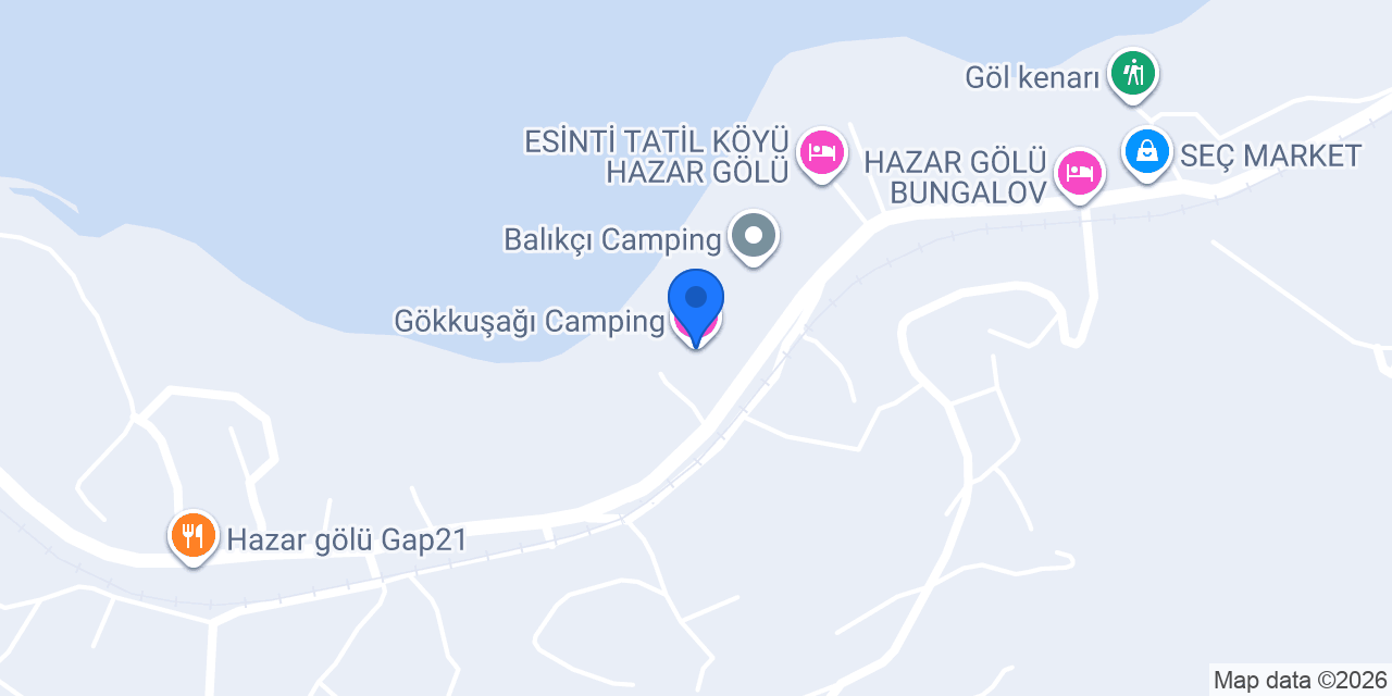 Gökkuşağı Camping konumu