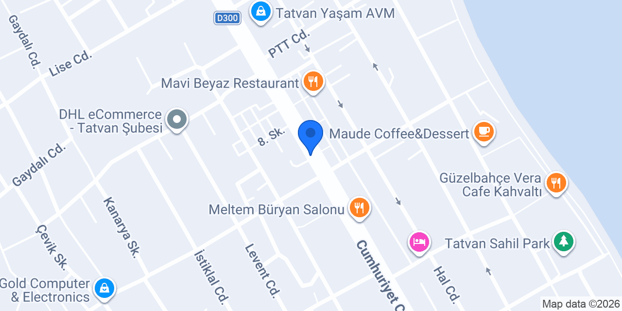 SIDKI USTA TATLILARI TATVAN konumu