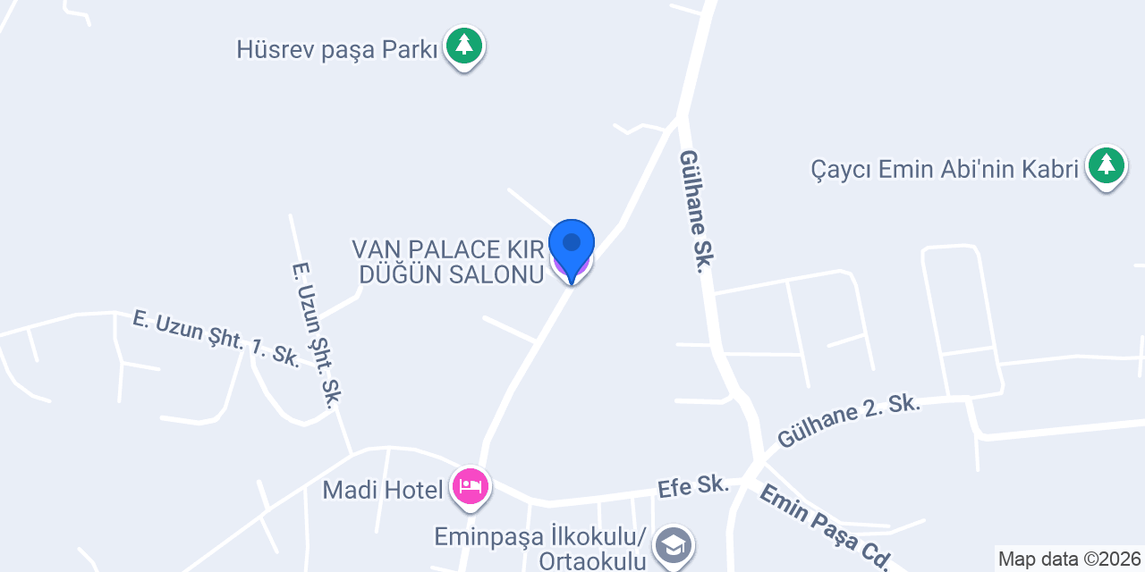 VAN PALACE KIR DÜĞÜN SALONU konumu