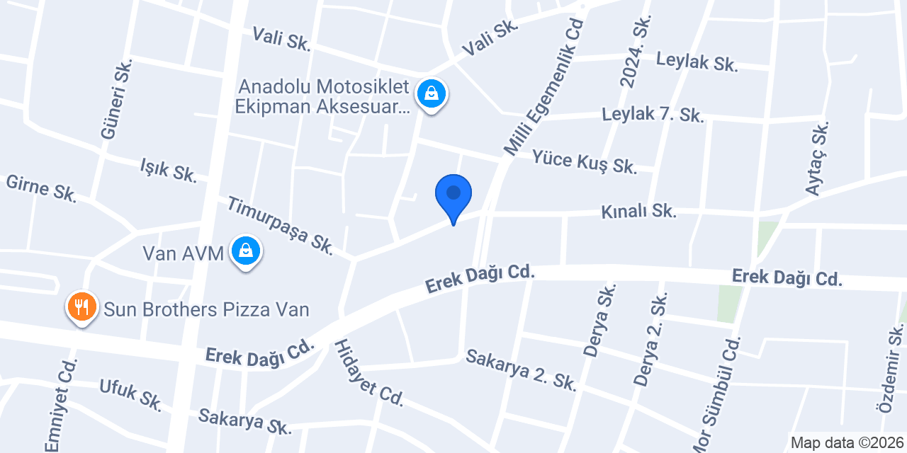 Van İsis Organizasyon konumu