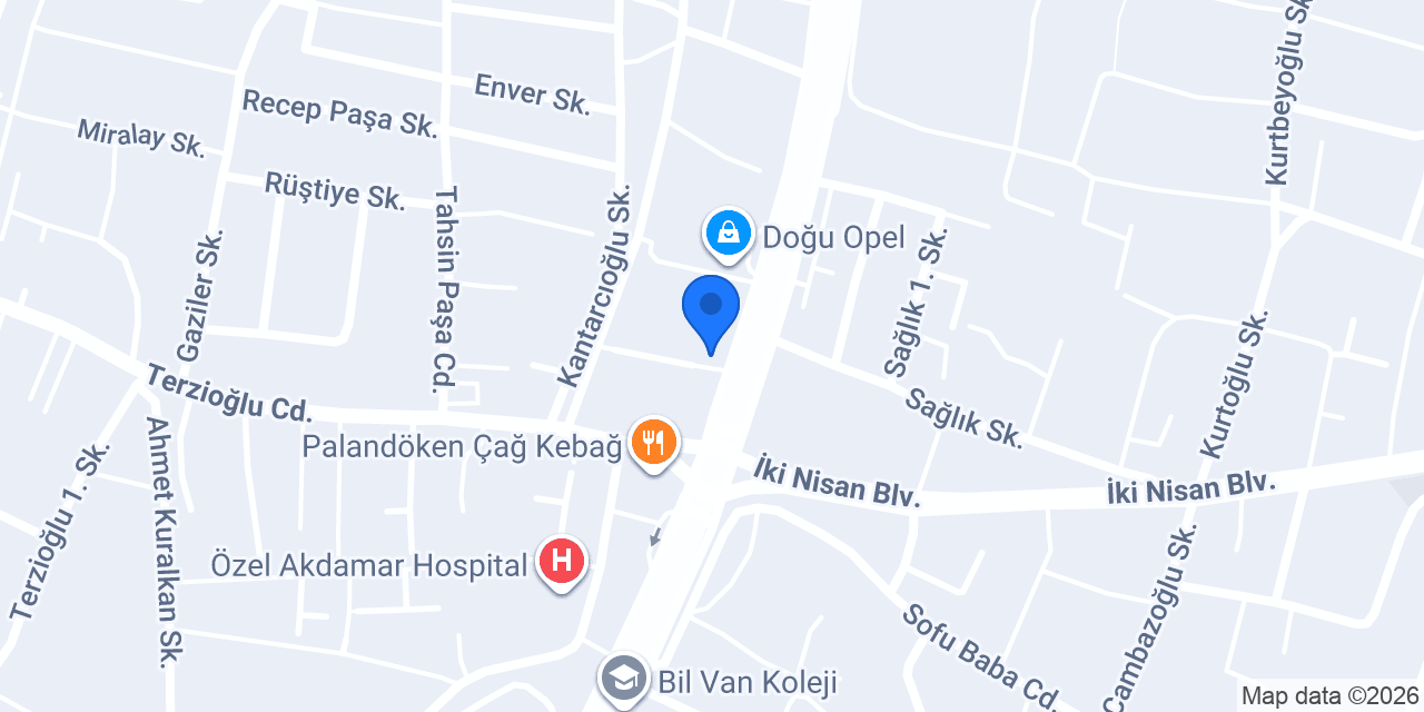 Ziraat Bankası İpekyolu - Van Şubesi konumu