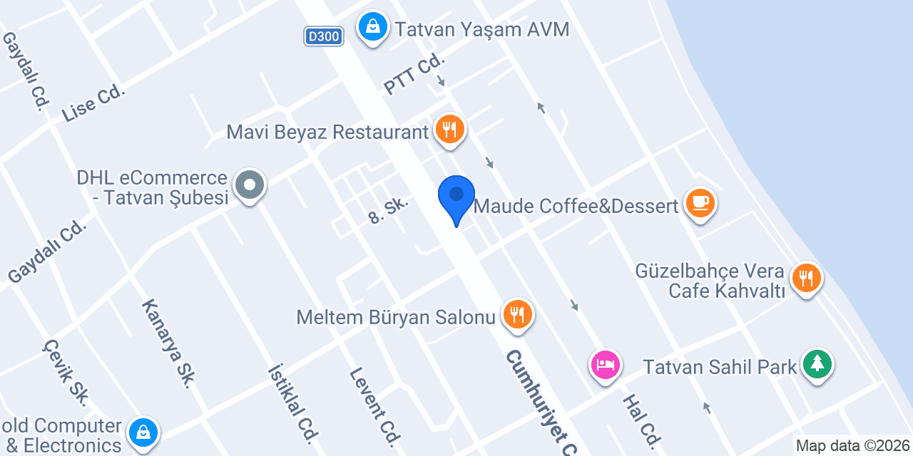 Baran Kuyumculuk konumu