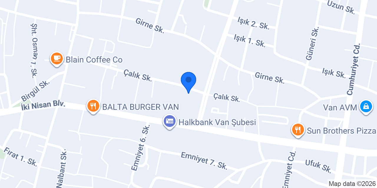 Butik hotel by babaeı van konumu