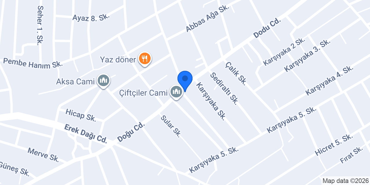 Özyurt Tesisat Van Şubesi konumu